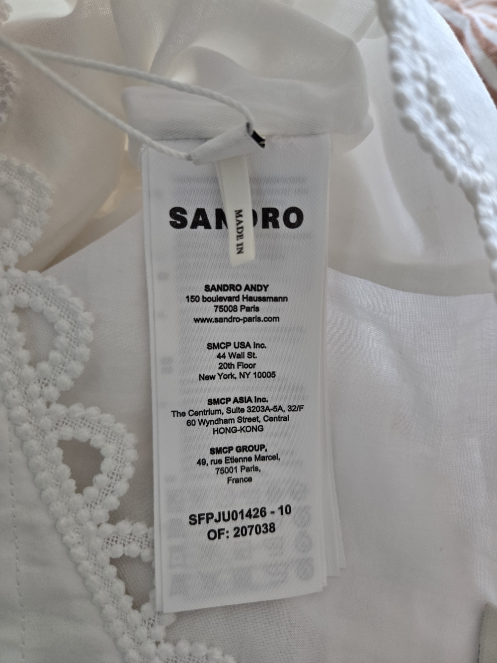 NWT | Sandro Chica White Maxi Skirt | Size 34 FR - Picture 11 of 12